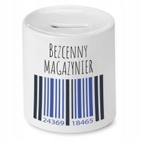 Skarbonka Dla Magazyniera Bezcenny Magazynier Z Nadrukiem Ze Zdjęciem