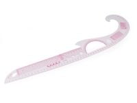 Krzywik krawiecki linijka bezbarwny 55 cm