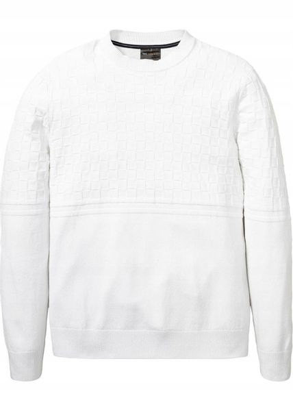 BONPRIX BIAŁY SWETER MĘSKI PLUS SIZE R.3XL X448113 zdjęcie 6