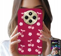 ETUI DO XIAOMI REDMI 14C 4G - WISIENKI, WIŚNIE NA BORDOWYM TLE + FOLIA