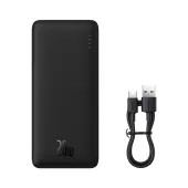 powerbank baseus airpow 10000mah 20w (czarny)