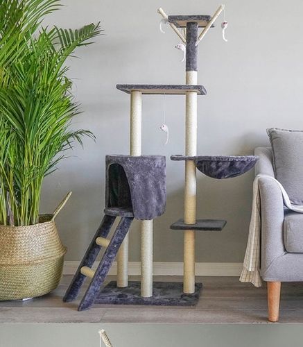 Drapak dla kota drzewo legowisko Domek 138cm F014 na Arena.pl