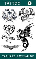 Tatuaże zmywalne Smoki