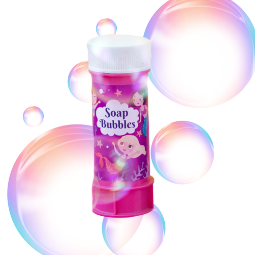 Bańki Mydlane Syrenki Motyw Magiczny Płyn Zestaw Tworzenie Baniek 60 Ml na Arena.pl