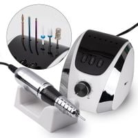 Frezarka do manicure i pedicure 68W srebrna silver M13 35 000 obrotów