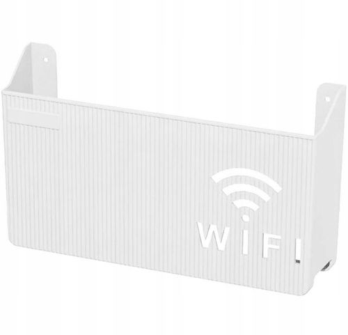 UCHWYT ŚCIENNY PÓŁKA na ROUTER WIFI SWITCH Blue na Arena.pl
