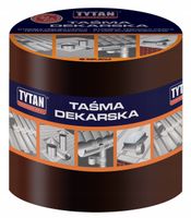TAŚMA USZCZELNIAJĄCA DEKARSKA 15CM*10MB BRĄZOWA TYTAN