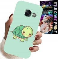 ETUI DO SAMSUNG A5 2017 - SŁODKIE ŻÓŁWKI WZORY DLA DZIECI + SZKŁO