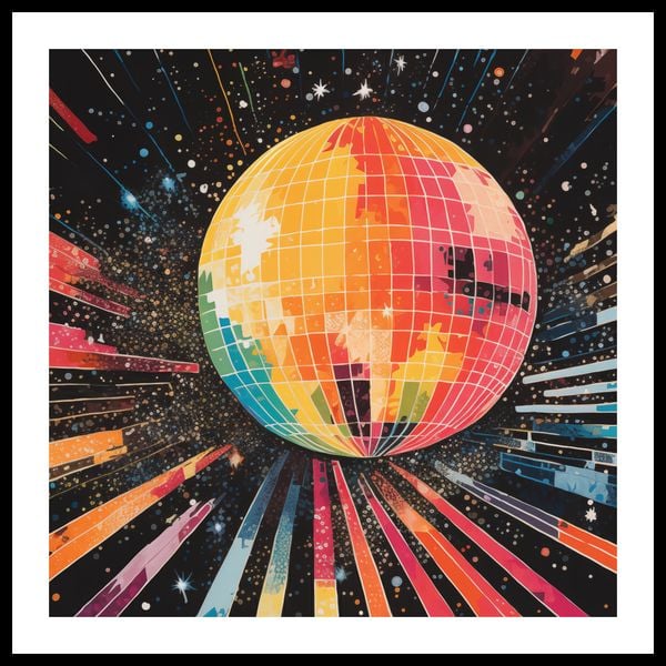 Plakat 70x70cm Disco Gra! zdjęcie 3