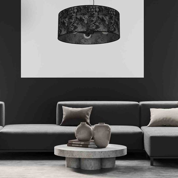 LAMPA WISZĄCA SATINO SILVER 3XE27 zdjęcie 3