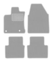 Dywaniki welurowe OSLO Nissan Qashqai I J10 2007-2013 szare
