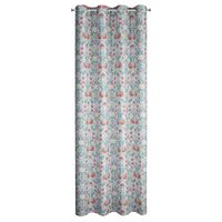 Zasłona gotowa 135x250 ASHLEY zaciemniająca motyw kwiatowy przelotki