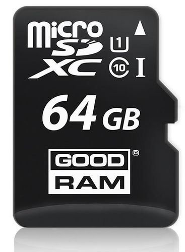 PS KARTA GOODRAM Micro SD 64GB, Class10 UHS + adapter. #LXND64GB na Arena.pl
