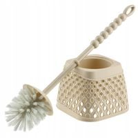 KADAX Szczotka Wc Do Toalety Plastikowa Toaletowa Uchwyt Beżowa