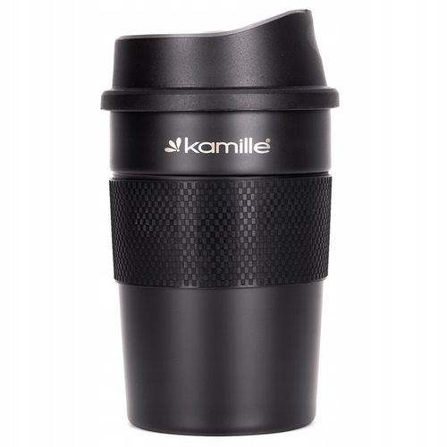 KUBEK TERMICZNY TERMOS STALOWY BIDON 360ml na kawę KAMILLE na Arena.pl
