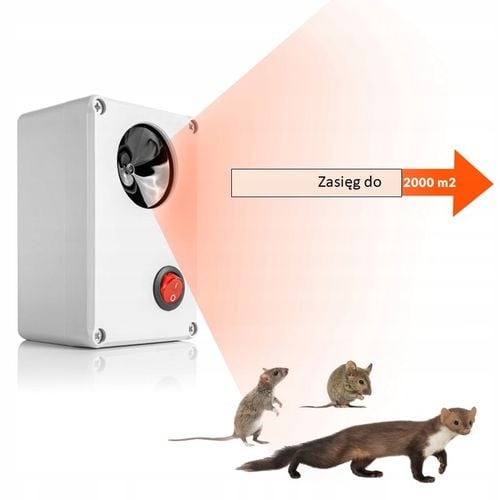 ODSTRASZACZ KUN MYSZY SZCZURÓW GRYZONI DRAGON ULTRASONIC NA BATERIE na Arena.pl