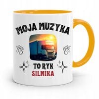 Dla Tirowca Kierowcy Tira Kubek Żółty Na Prezent Z Nadrukiem Ze Zdjęciem