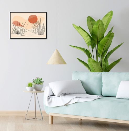 Plakat 55x40cm Miękka Roślinność na Arena.pl