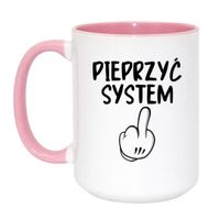 Duży Biało-Różowy 450 ml