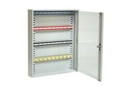 Szafka na klucze SKR 40/S z haczykami ruchomymi przeszklona LEOMAR