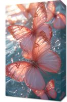 Obraz 30x50cm Świetliste Motyle