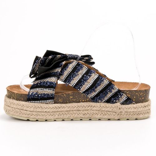 Tekstylne Klapki Na Platformie r.39 na Arena.pl