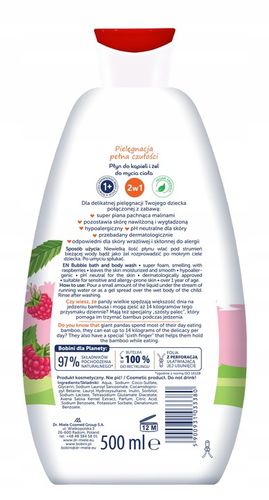 BOBINI Fun Płyn do Kąpieli Żel do Mycia dla Dzieci 2w1 Maxi Piana MIX 4x500 na Arena.pl