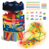 Klocki słomki świecące w ciemności 560 EL rurki