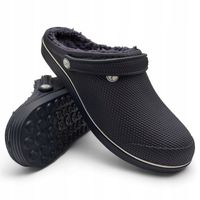 Sunlanse KLAPKI Męskie OCIEPLANE Pianki buty lekkie rozmiar 43