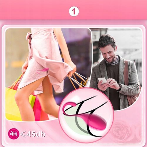 WIBRATOR STEROWANY APLIKACJĄ WIBRUJĄCE JAJKO MASAŻER SEX EROTYCZNY JAJECZKO na Arena.pl