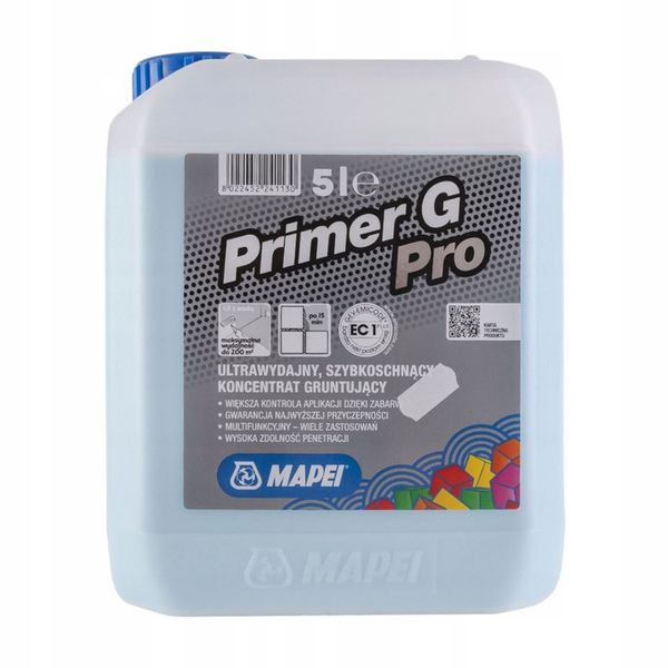 Koncentrat gruntujący MAPEI PRIMER G PRO 5l grunt zdjęcie 1