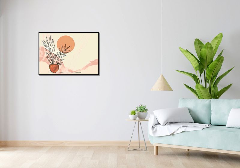 Plakat 84x59,5cm Widok nad Pustynią zdjęcie 4