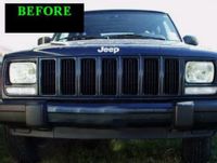 85-01 Jeep Cherokee - LIstwy chrom grill chromowan