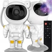 PROJEKTOR GWIAZD KOSMOSU ASTRONAUTA DLA DZIECI LAMPKA NOCNA RZUTNIK LED