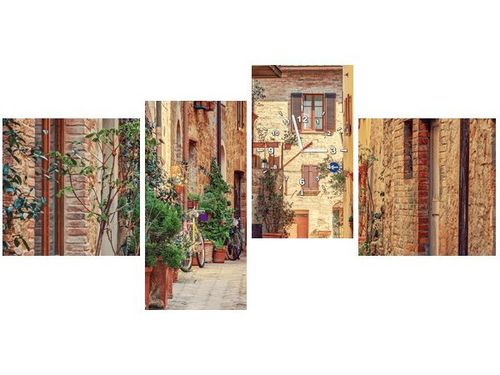 45CM 120CM ZEGAR 4 ELEM STARA ALEJKA TOSKANII ŚCIENNY na Arena.pl