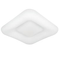 Kwadratowy plafon nowoczesny Donut LED 84W do holu biały