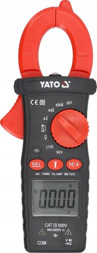YATO MIERNIK CĘGOWY UNIWERSALNY TRUE RMS 600A A.C. AUTOMATYCZNY ZAKRES na Arena.pl