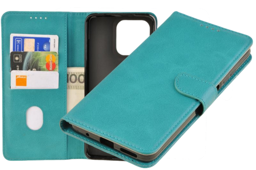 Etui portfel Wallet do Motorola Moto G05 / E15 zielony na Arena.pl