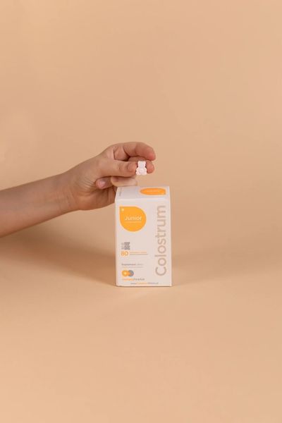 COLOSTRUM JUNIOR +PROBIOTYK IMMUNO FIRST AID 165mg zdjęcie 7