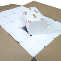 RĘCZNIKI JEDNORAZOWE ZZ PAPIEROWE SKŁADANE BIAŁE