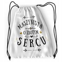 Plecak Sportowy Szkolny Maszynisty Worek Torba Z Nadrukiem Ze Zdjęciem