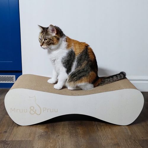 Drapak dla kota MIMI | biały | 70x23x24 cm | MruuPruu na Arena.pl