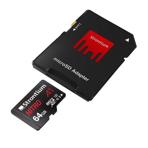 Pamięć STRONTIUM microSDXC A1 64GB + adapter SD na Arena.pl