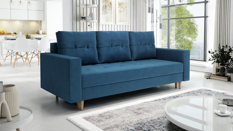 Kanapa SCANDI rozkładana, na sprężynach zdjęcie 2