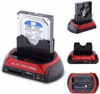 Stacja Dokująca do Dysków SATA ATA IDE HDD SSD USB Dysk Kopia Zapasowa OTB