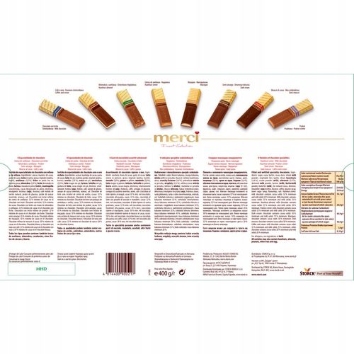 Podziękowanie dziękuje Bombonierka Merci 400g Storck prezent czekoladki na Arena.pl