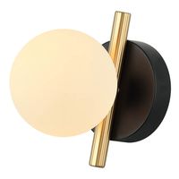 Lampa ścienna kinkiet Reverso WL-5622-1-BK-W złota czarna