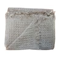 Narzuta dekoracyjna tkana 170x205 szary