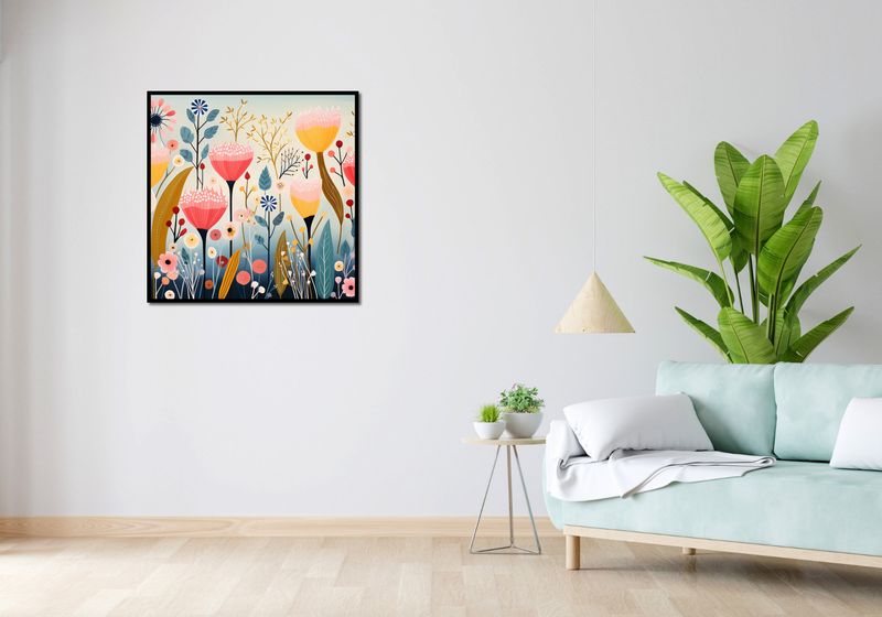 Plakat 80x80cm Ogród Marzeń zdjęcie 4