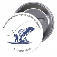 Przypinki buttony ZAWODY RYBACKIE HIT